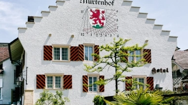 Facade of the Hotel Murtenhof & Krone