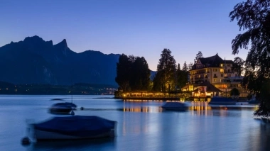 Direttamente sul lago in posizione tranquilla.