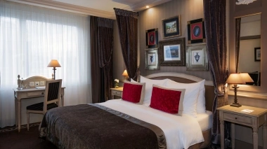 Doppelzimmer im Royal-Stil.