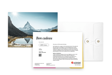 Bon cadeau Switzerland Travel Centre CHF 1'000.–