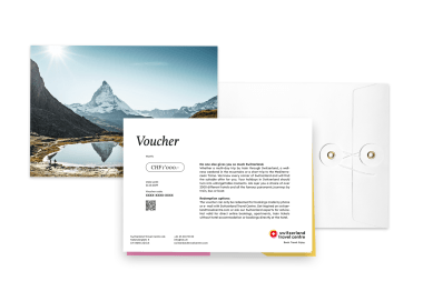 Voucher Switzerland Travel Centre CHF 1,000.–