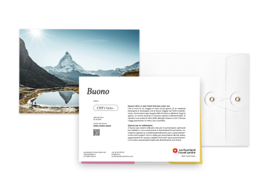 Buono Switzerland Travel Centre CHF 1'000.–