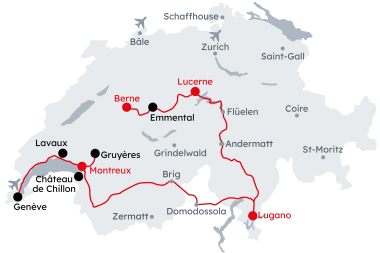 Map "Les incontournables gastronomiques"