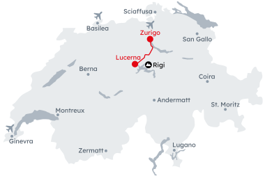 Map "Magia dell’Avvento a Zurigo e Lucerna"